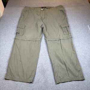 SCOTTEVEST TEC Convertible Linen Cargo‎ Pants/Shorts Mens 40/30 Fits 42/26 NOTE